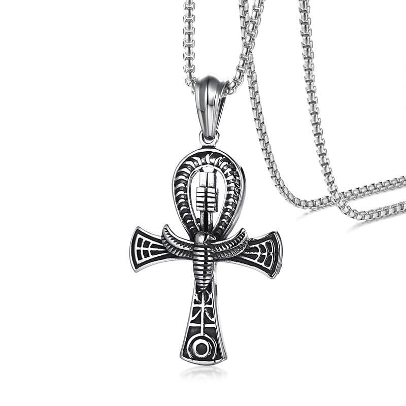 Stainless Steel Ankh Cross Neckalce Necklace Refine Zone Jewelry