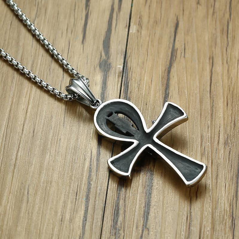 Stainless Steel Ankh Cross Neckalce Necklace Refine Zone Jewelry