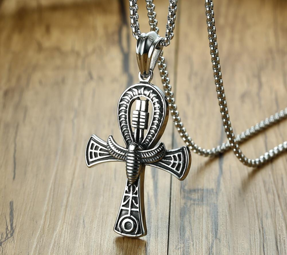 Stainless Steel Ankh Cross Neckalce Necklace Refine Zone Jewelry