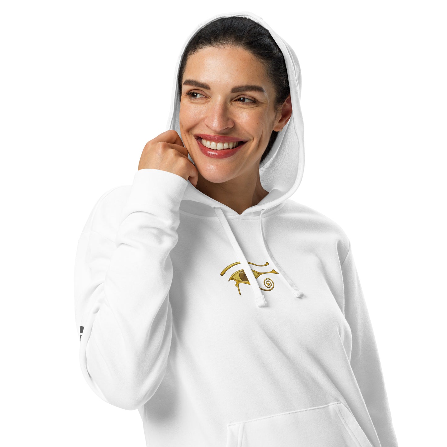 Adidas fleece hoodie - Eye of Horus Hoodie Refine Zone White S 