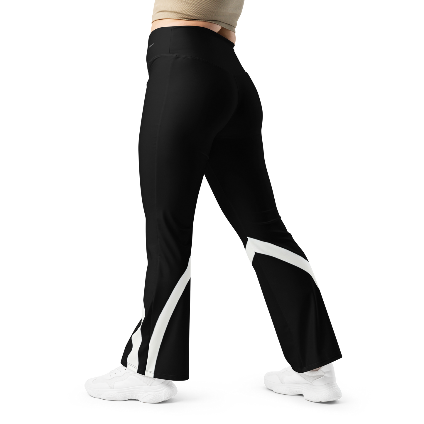 Flare leggings - Sleek Stride - Black Flare Leggings Refine Zone