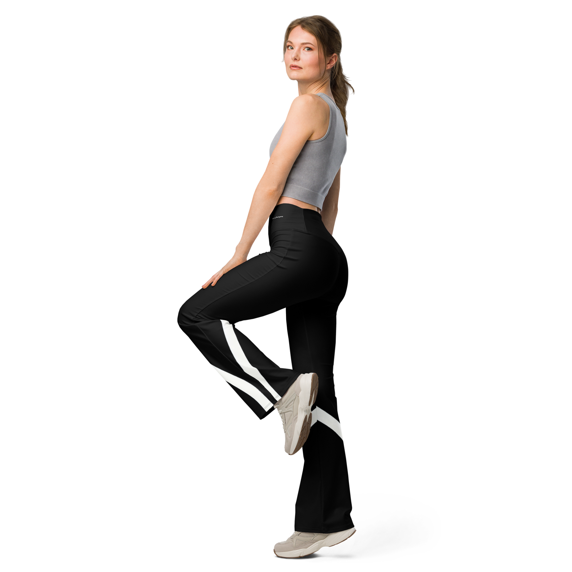 Flare leggings - Sleek Stride - Black Flare Leggings Refine Zone