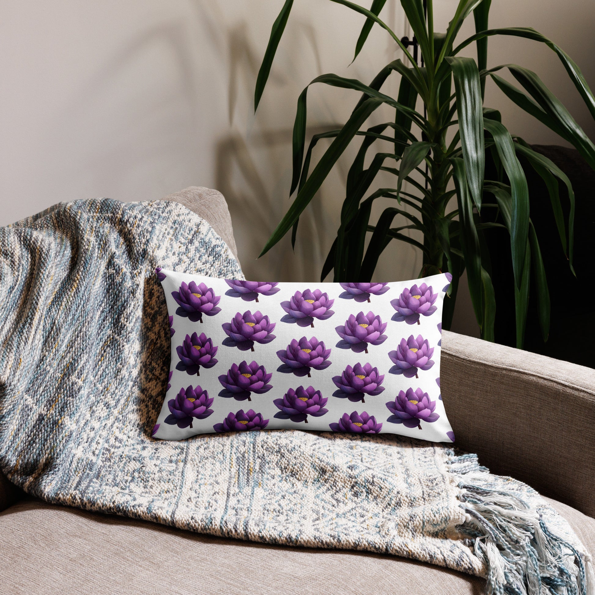 Premium Pillow - Lotus Throw Pillows Refine Zone   