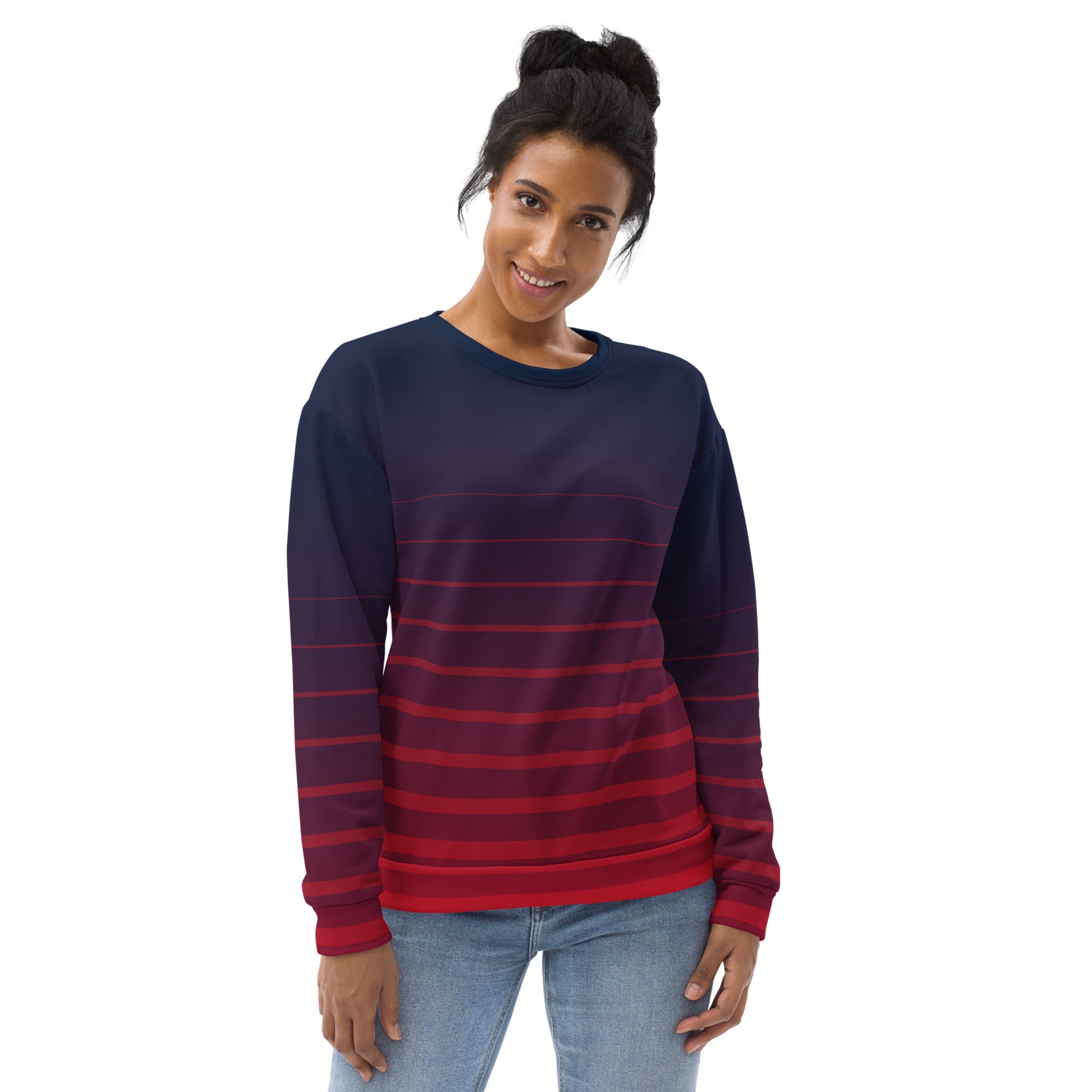 Unisex Sweatshirt - Fading Flame Sweatshirt Refine Zone