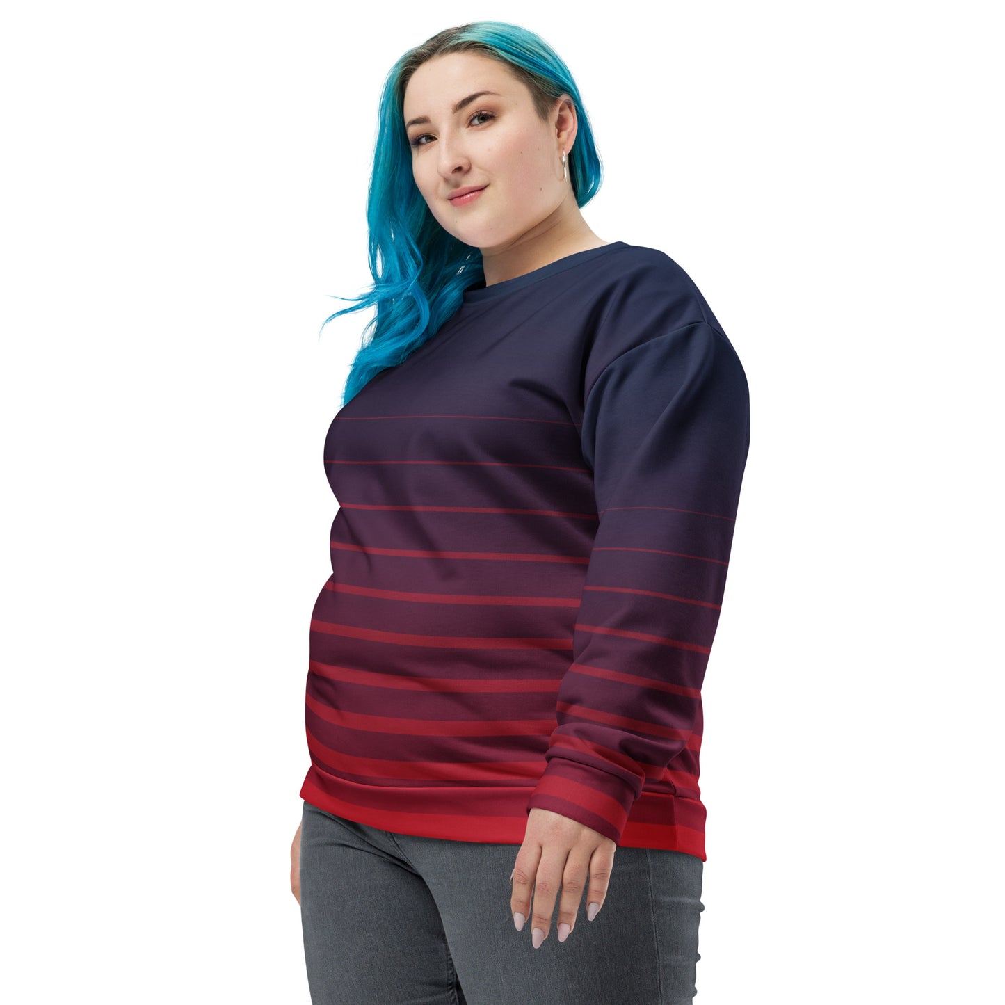 Unisex Sweatshirt - Fading Flame Sweatshirt Refine Zone