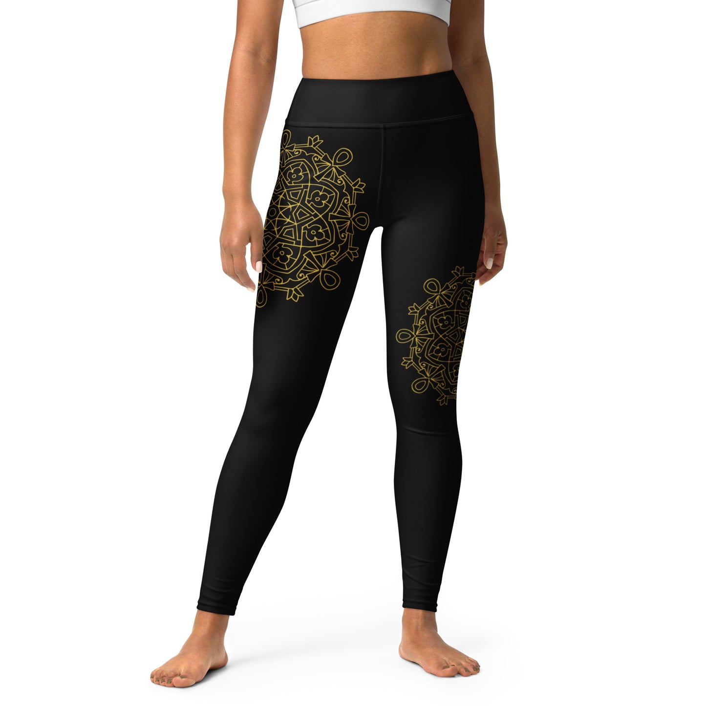 Yoga Leggings - Egyptian Mandala Leggings Refine Zone