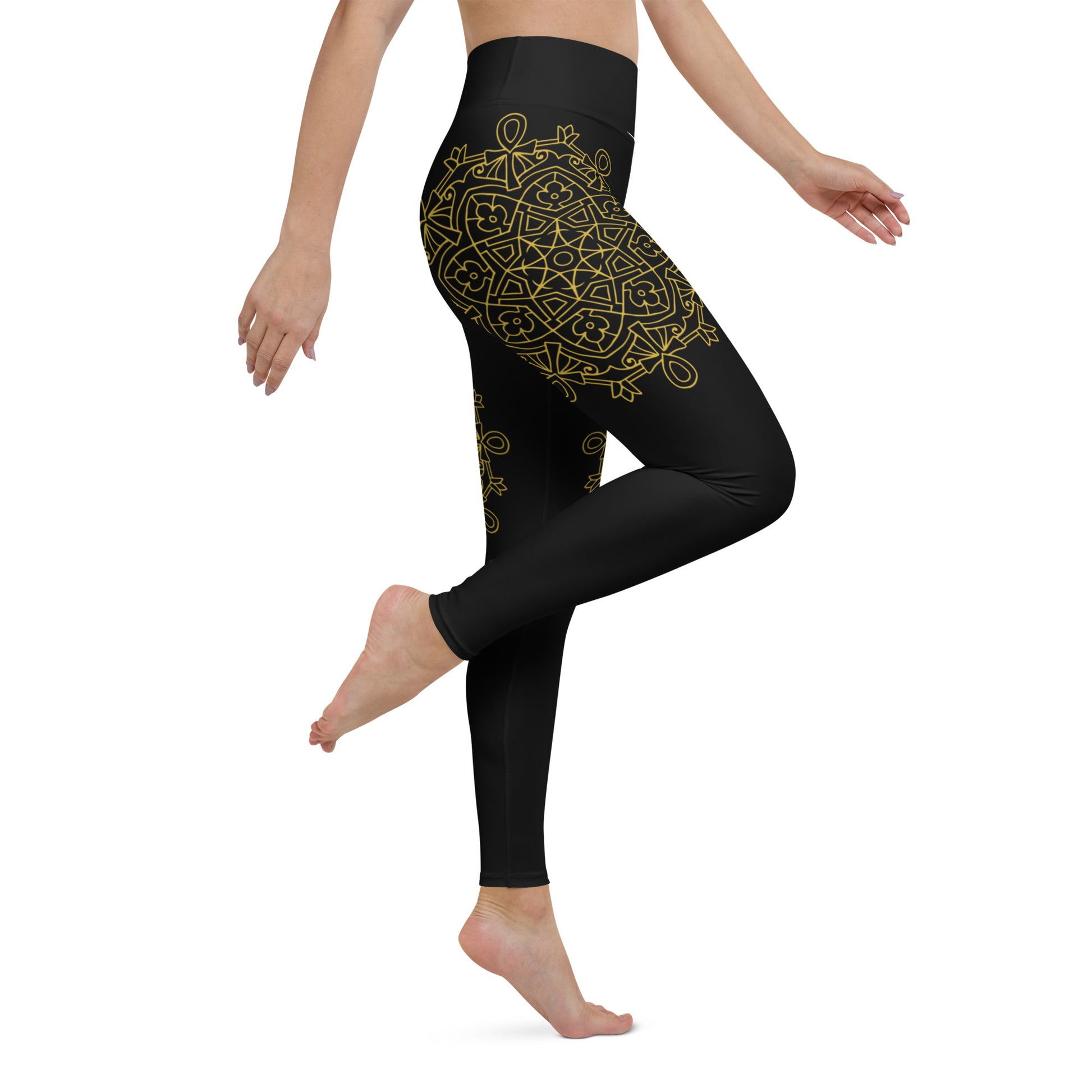 Yoga Leggings - Egyptian Mandala Leggings Refine Zone XS