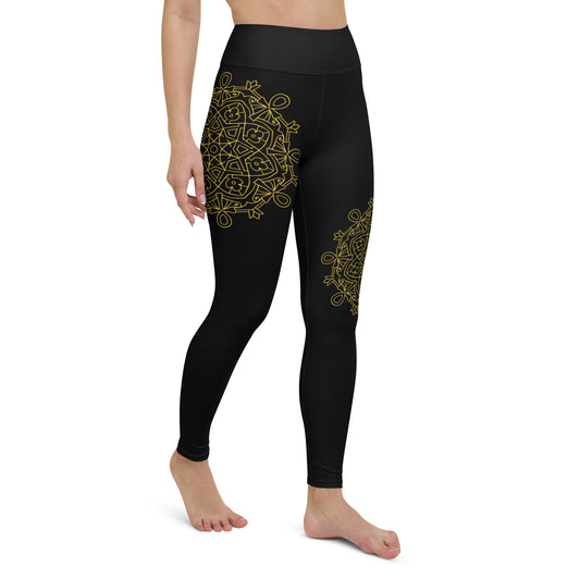 Yoga Leggings - Egyptian Mandala Leggings Refine Zone