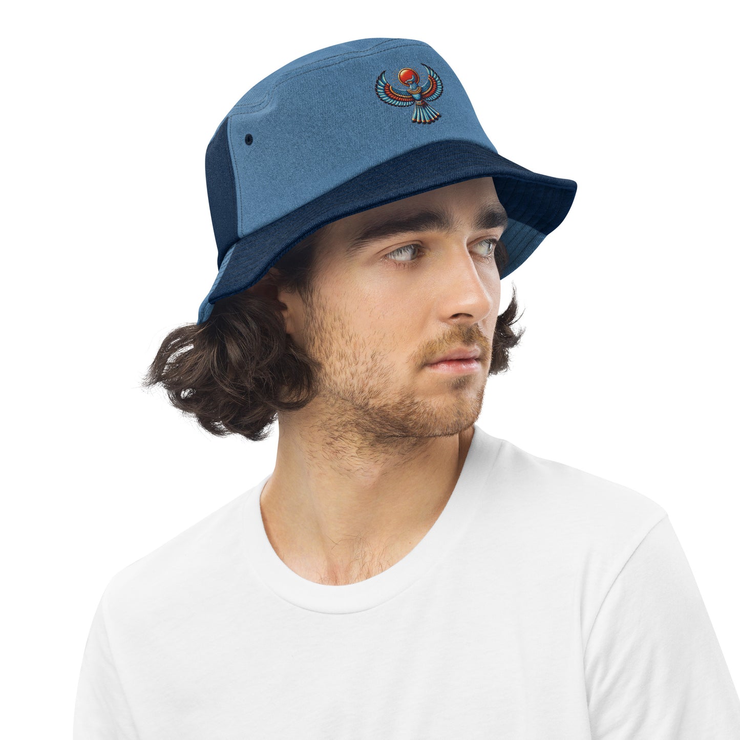 Denim bucket hat - Horus Falcon Denim bucket hat Refine Zone   