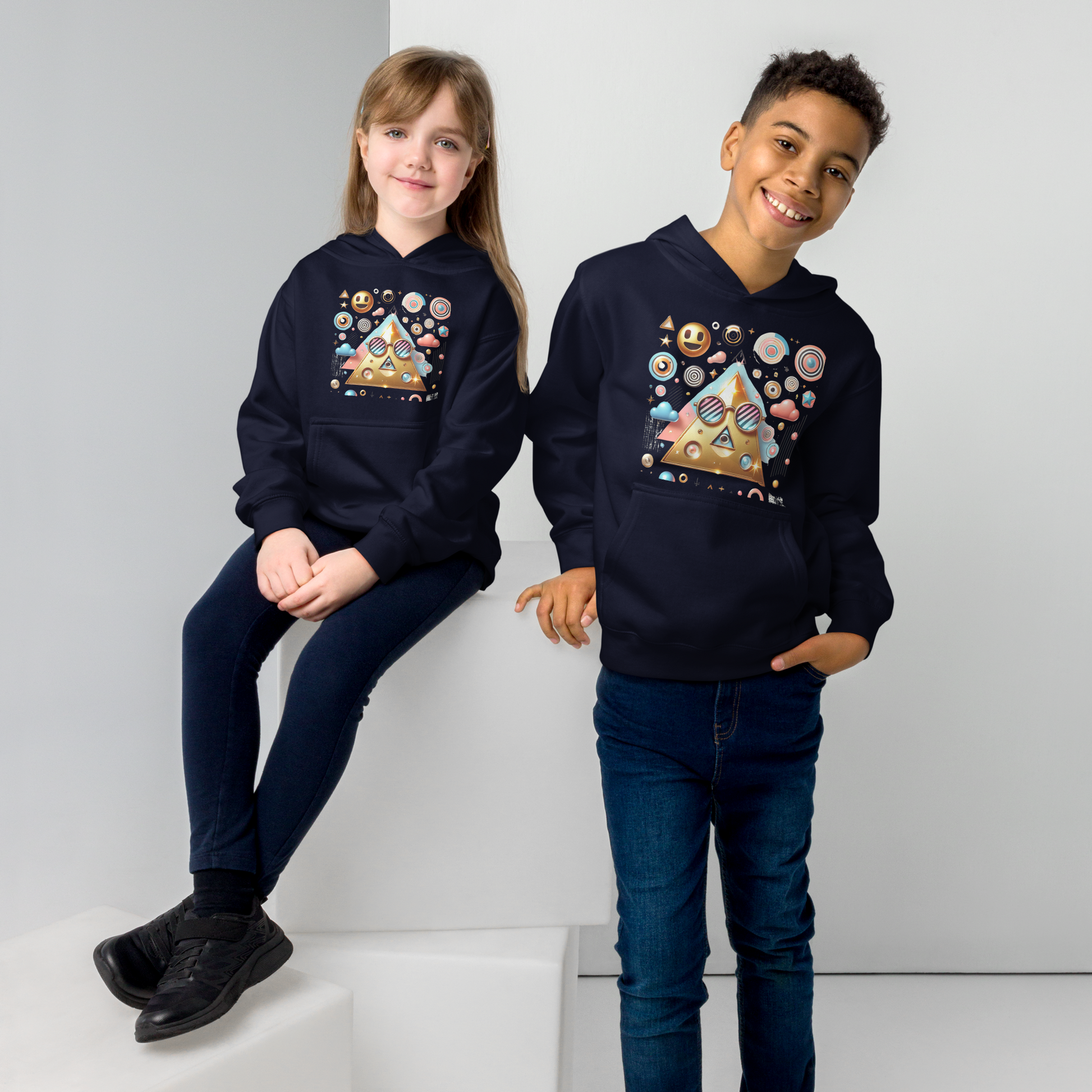 Kids fleece hoodie - Alpha Hoodie Refine Zone Navy Blazer S