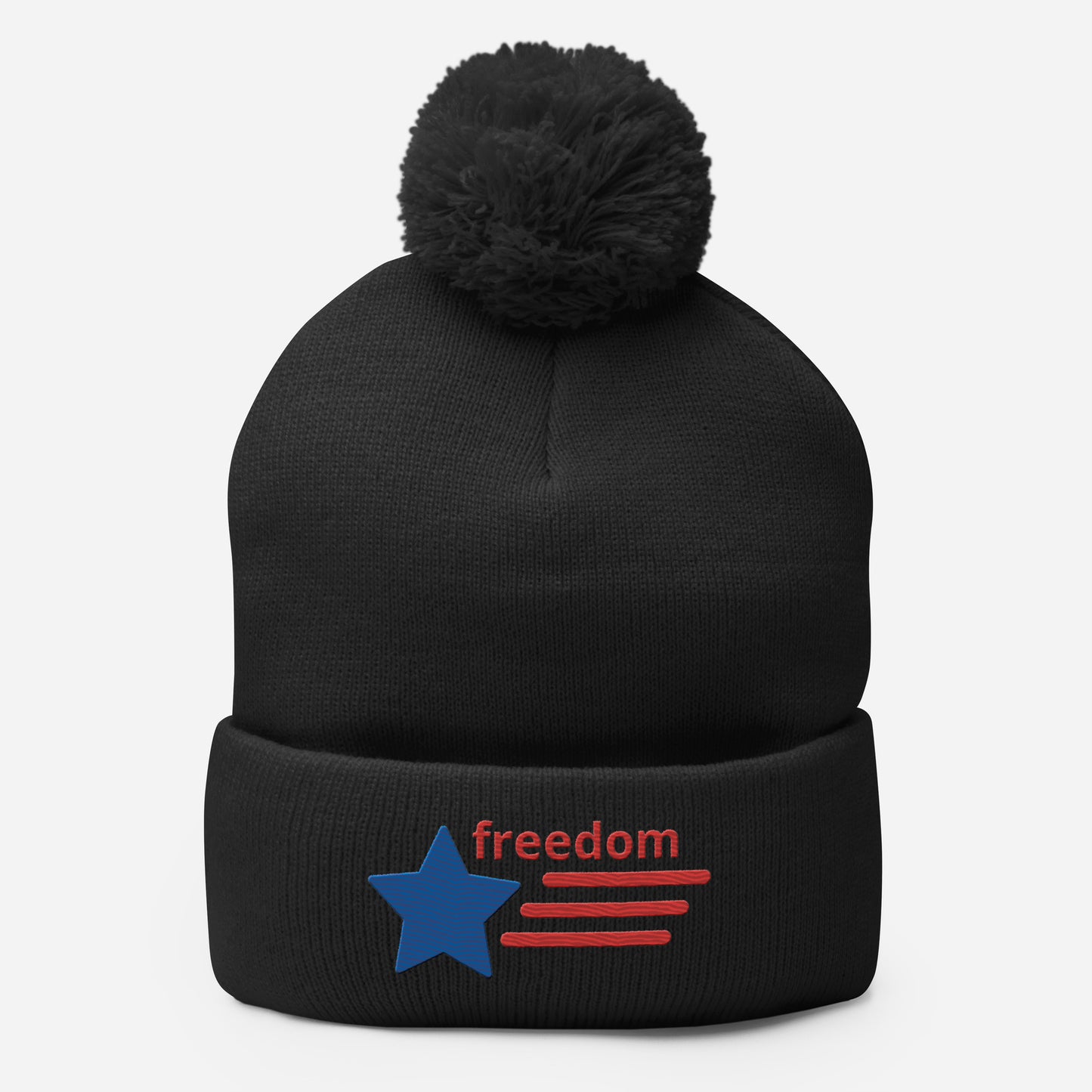 Pom-Pom Beanie - Freedom pom-pom Refine Zone