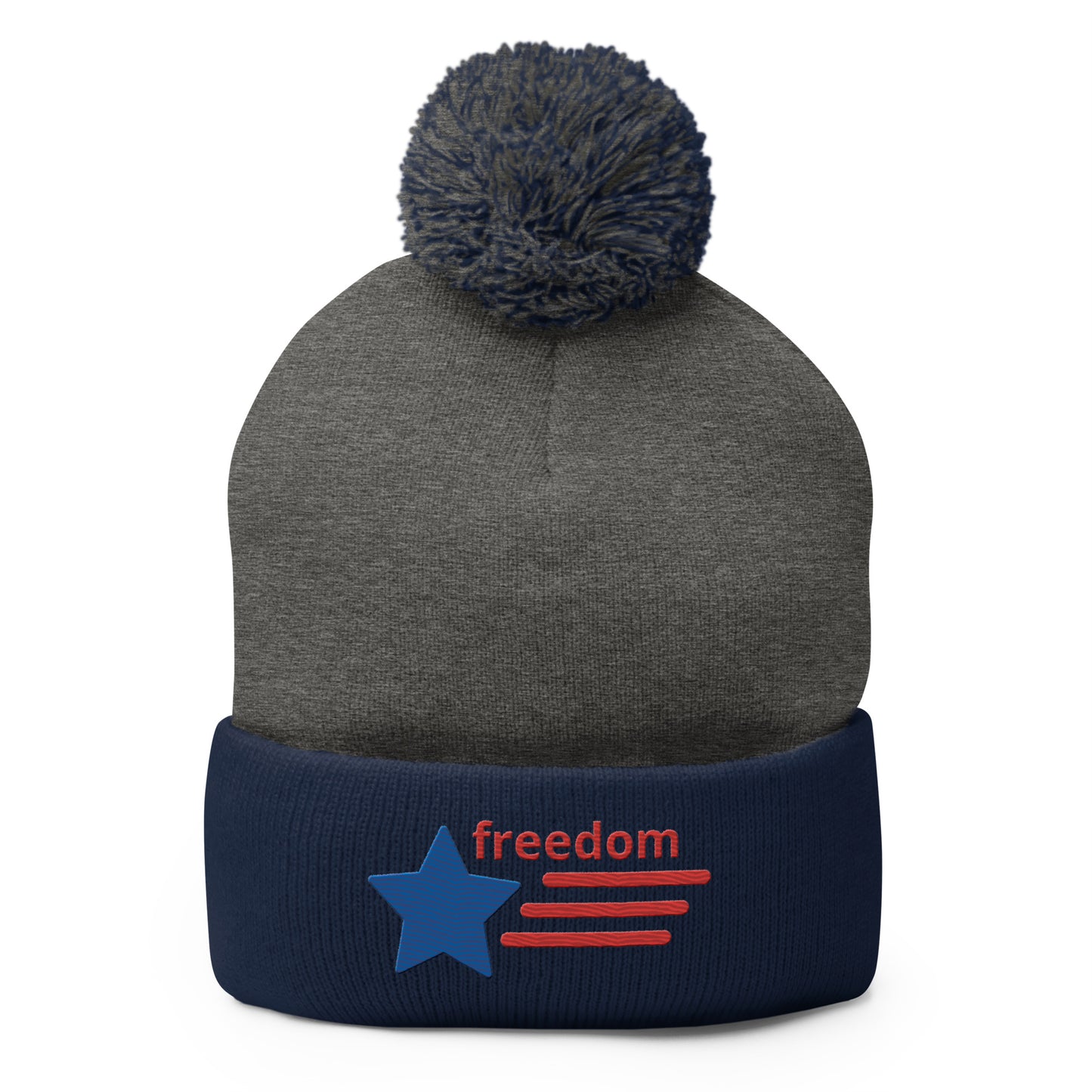 Pom-Pom Beanie - Freedom pom-pom Refine Zone