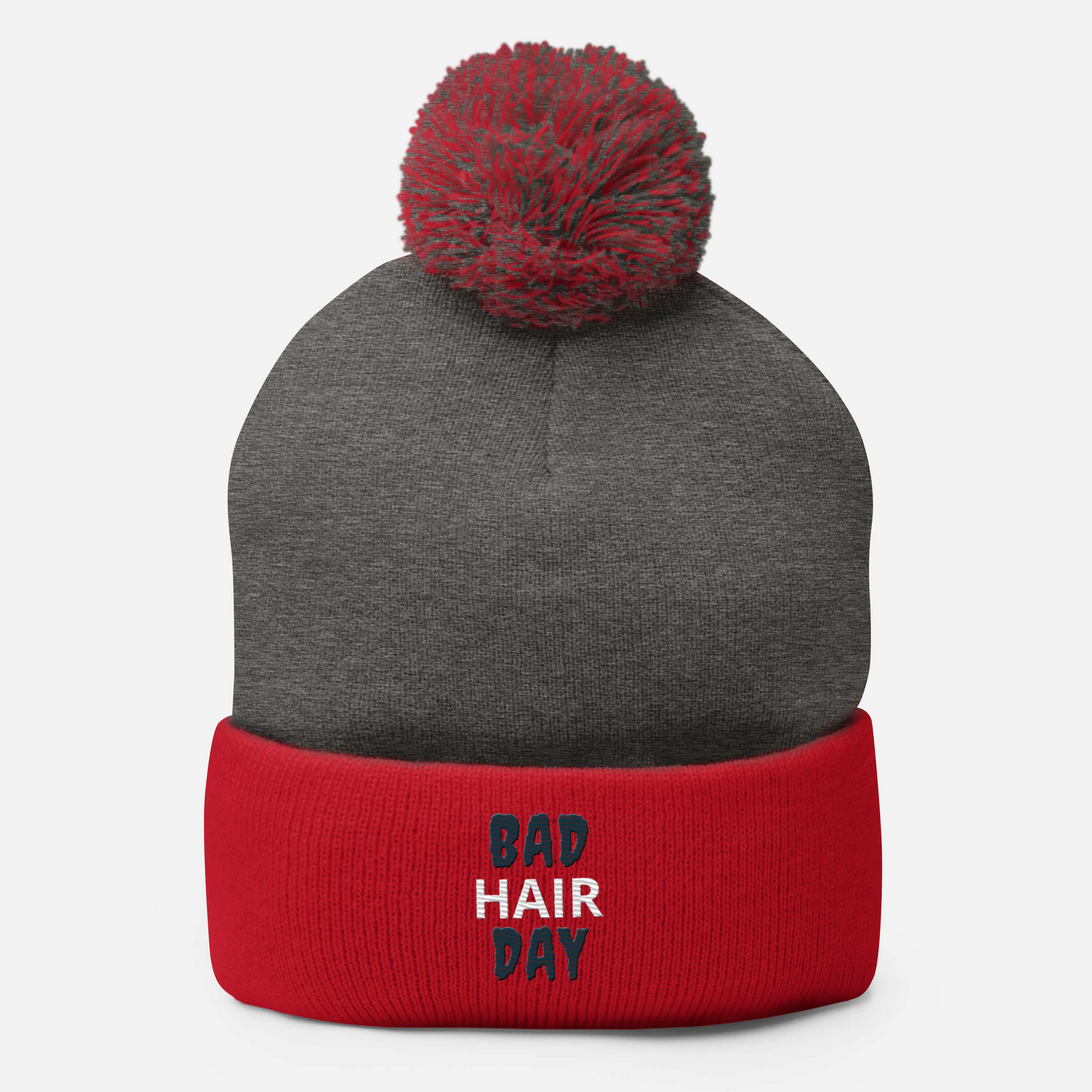 Pom-Pom Beanie - Bad Hair Day pom-pom Refine Zone