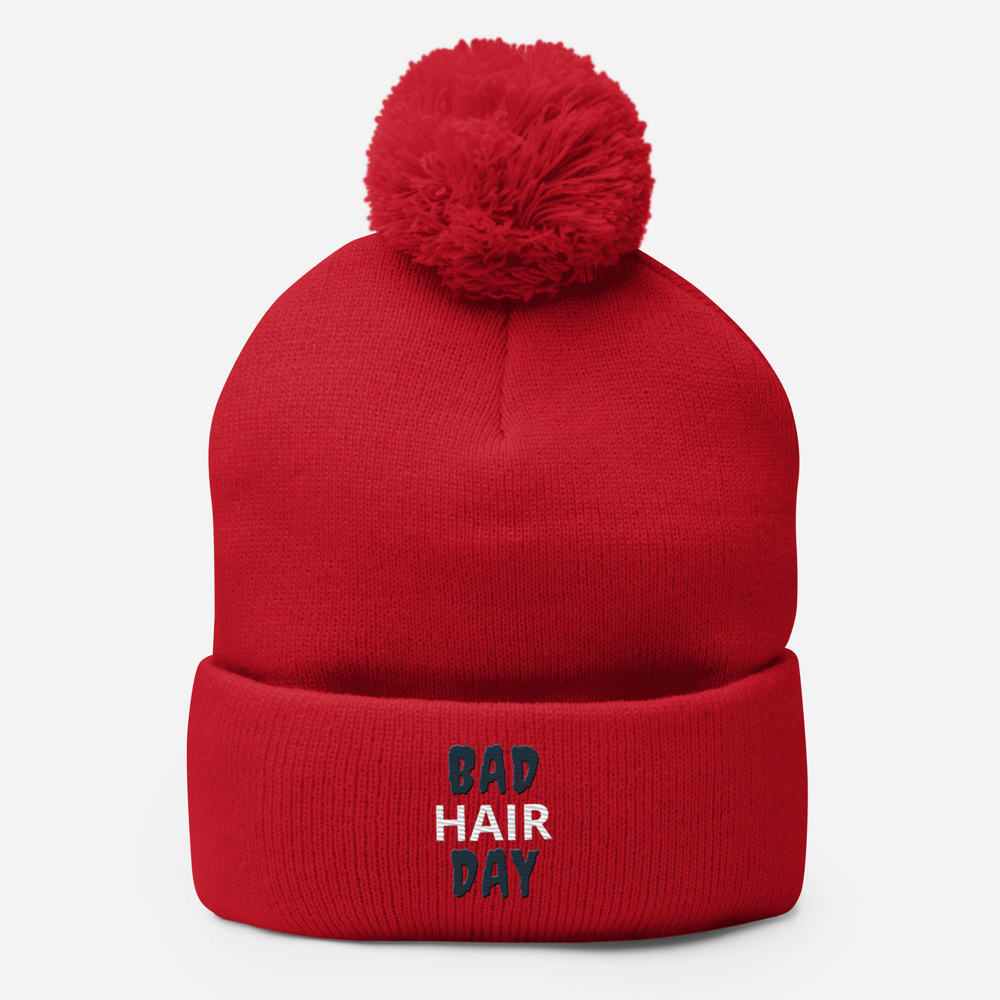 Pom-Pom Beanie - Bad Hair Day pom-pom Refine Zone