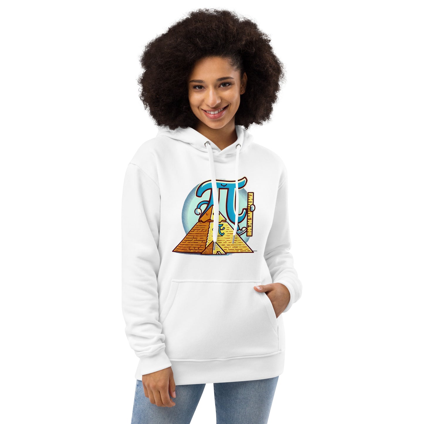 Premium eco hoodie - Pi Hoodie Refine Zone White XS 