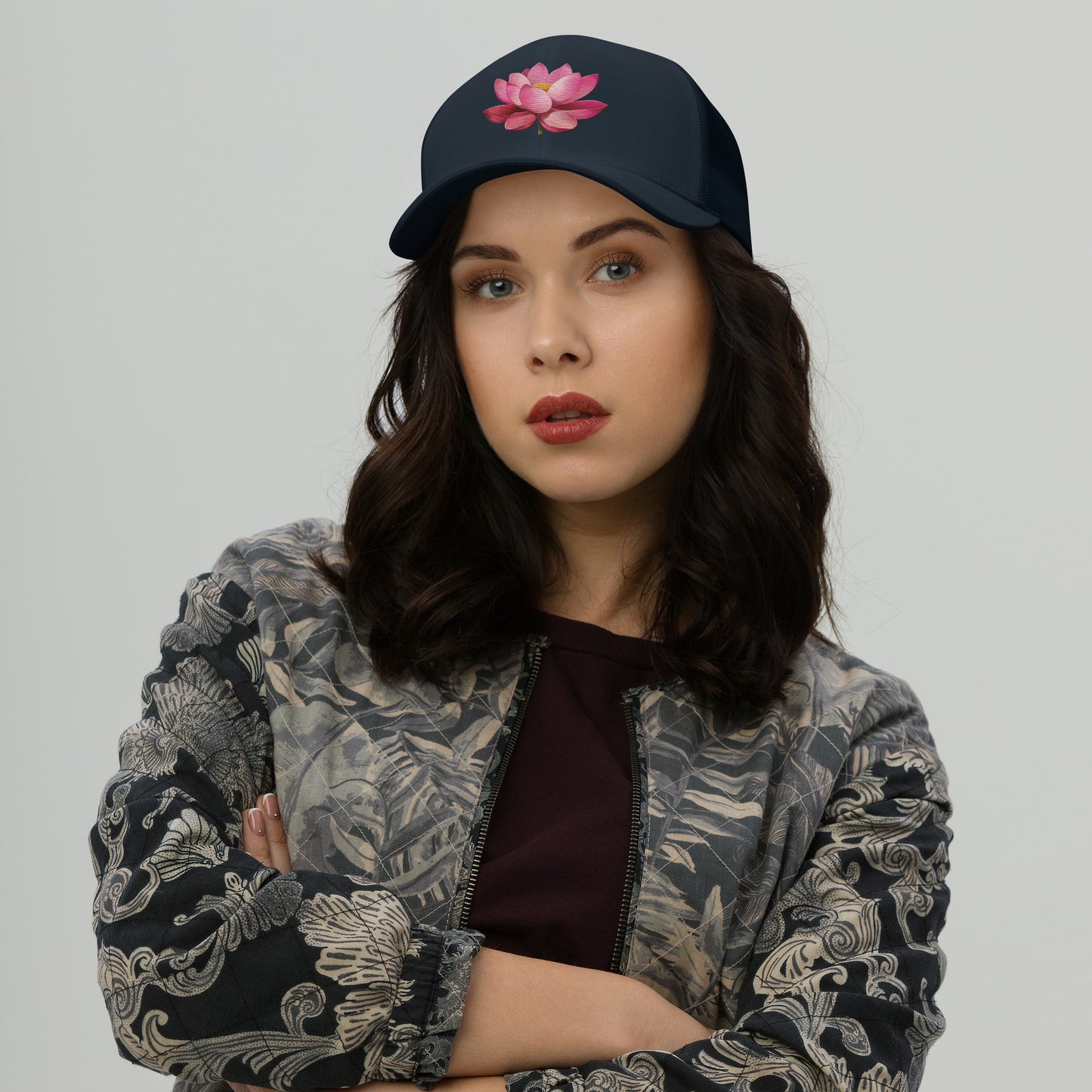 Trucker Cap - Lotus Cap Refine Zone Navy  