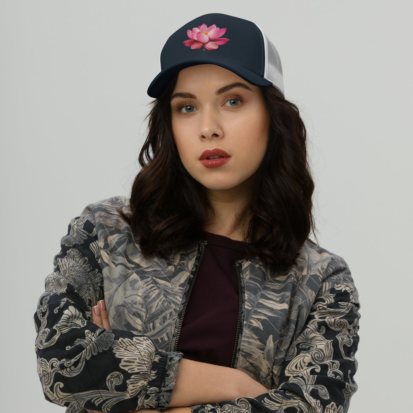 Trucker Cap - Lotus Cap Refine Zone Navy/ White  