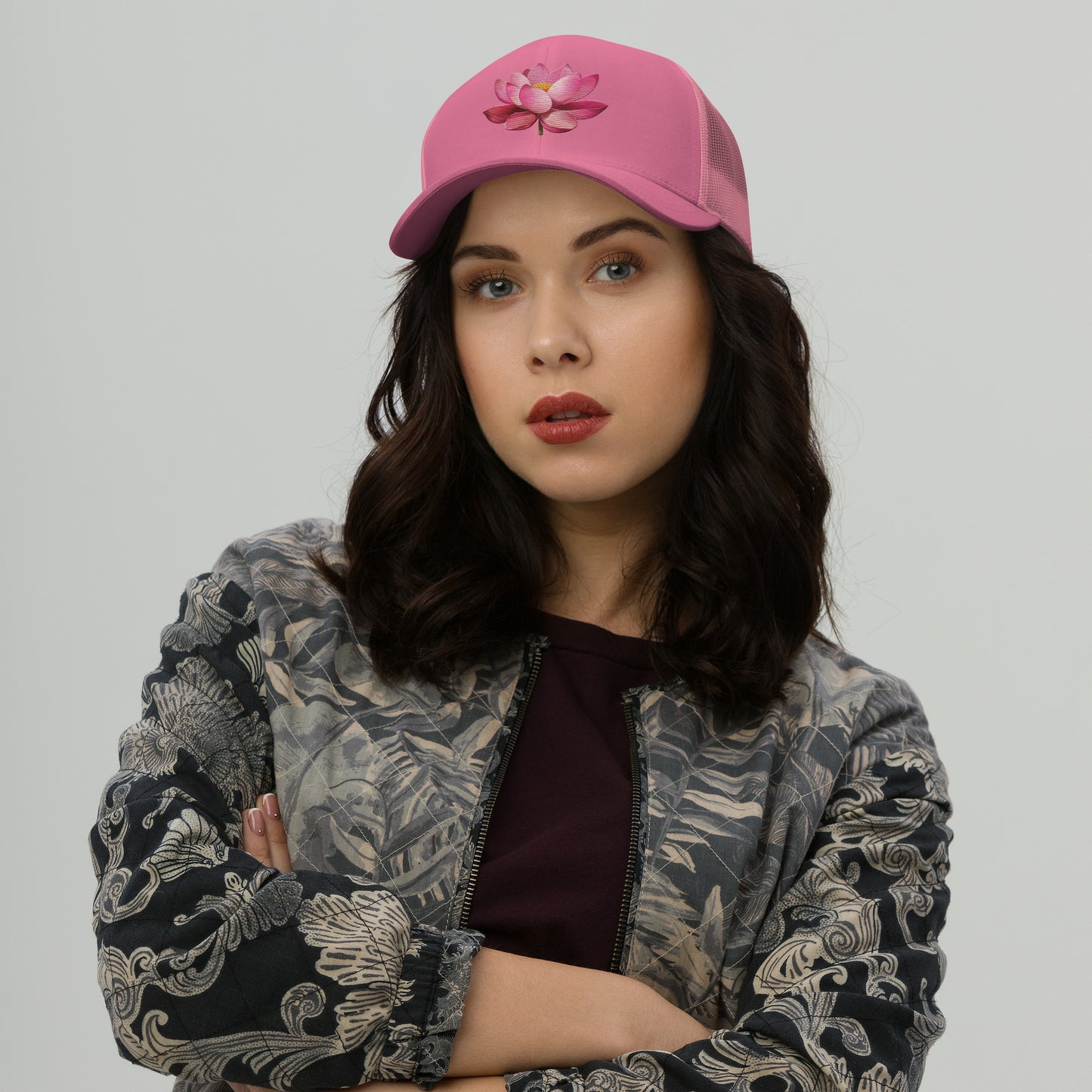 Trucker Cap - Lotus Cap Refine Zone Pink  