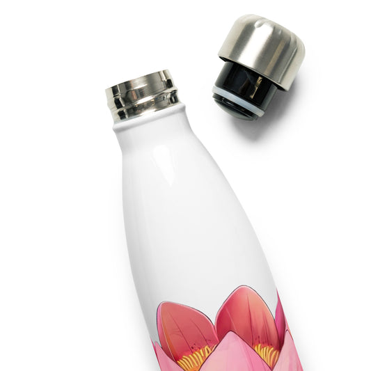 Stainless steel water bottle - Lotus Water Bottle Refine Zone White  