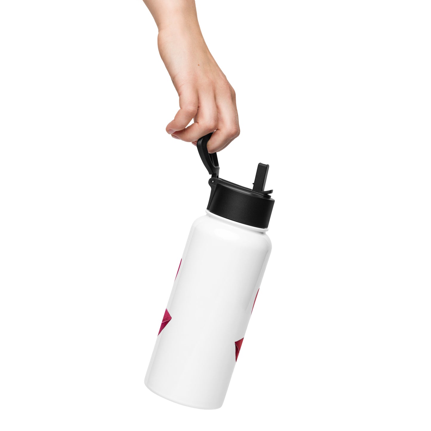 Stainless steel water bottle with a straw lid - Lotus Water Bottle Refine Zone Default Title  