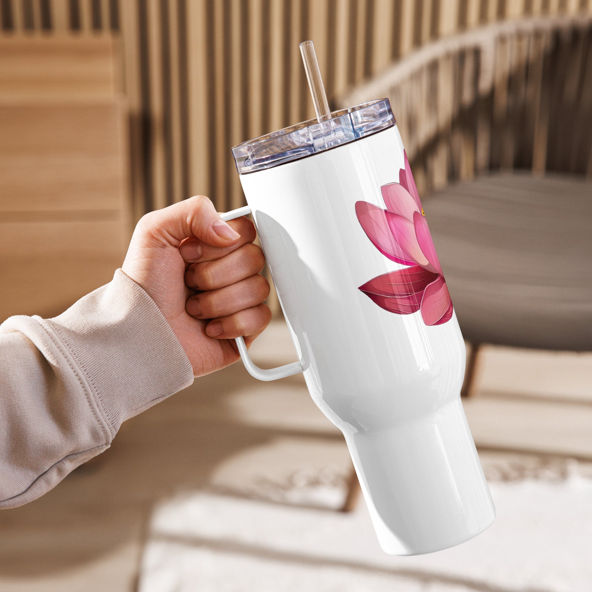 Travel mug with a handle - Lotus Travel Mug Refine Zone   