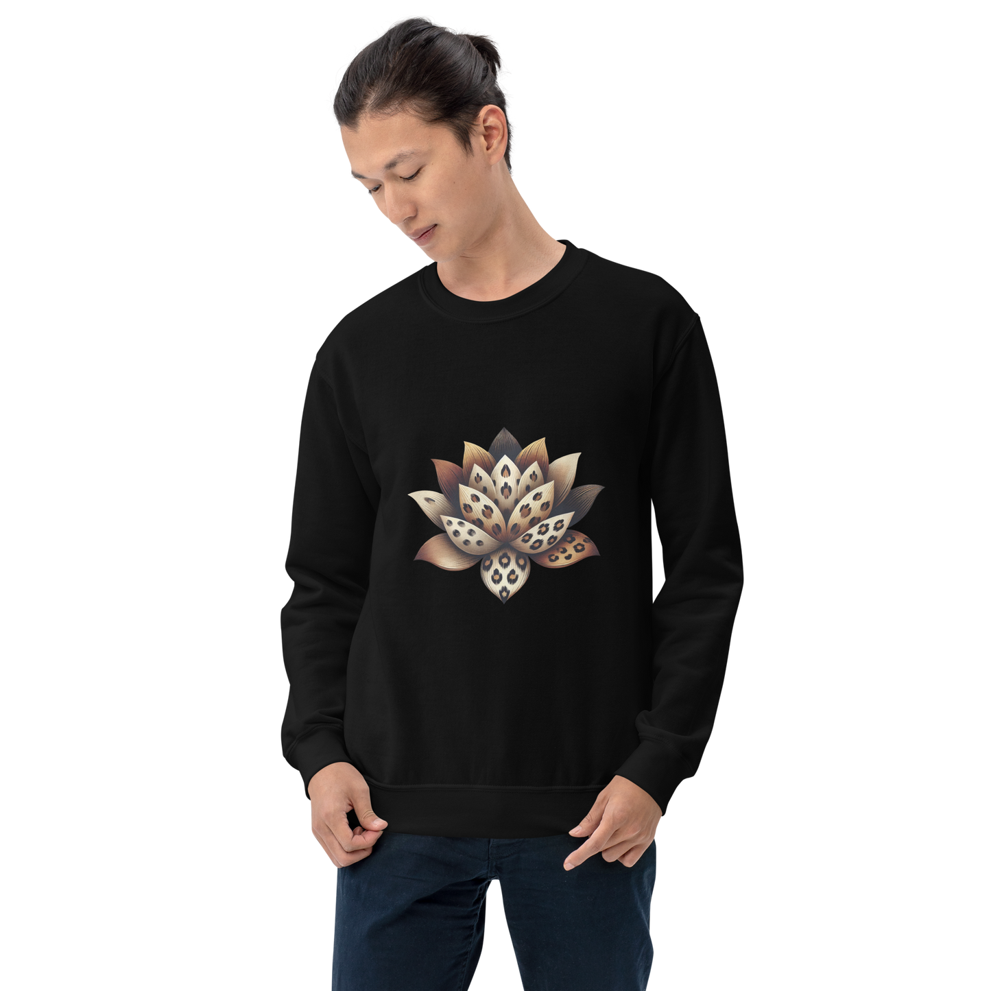 Unisex Sweatshirt - Wild Lotus Sweatshirt Refine Zone