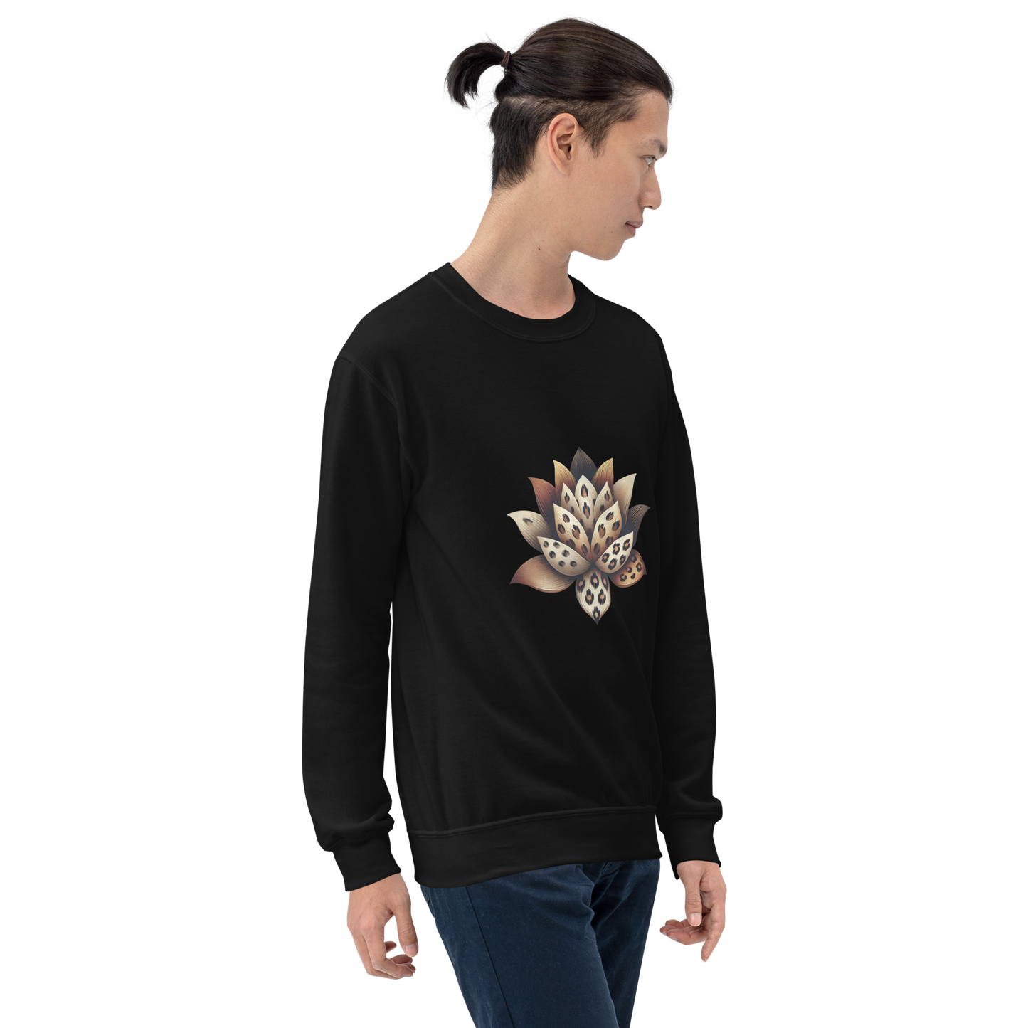 Unisex Sweatshirt - Wild Lotus Sweatshirt Refine Zone