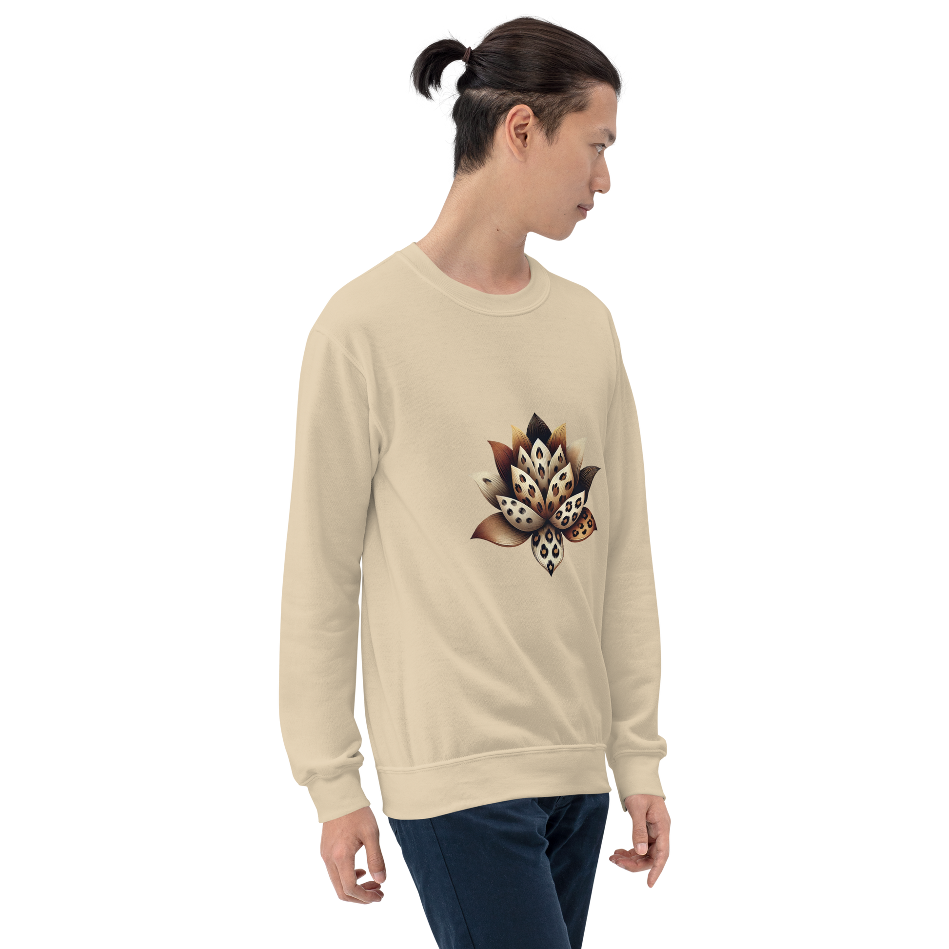 Unisex Sweatshirt - Wild Lotus Sweatshirt Refine Zone