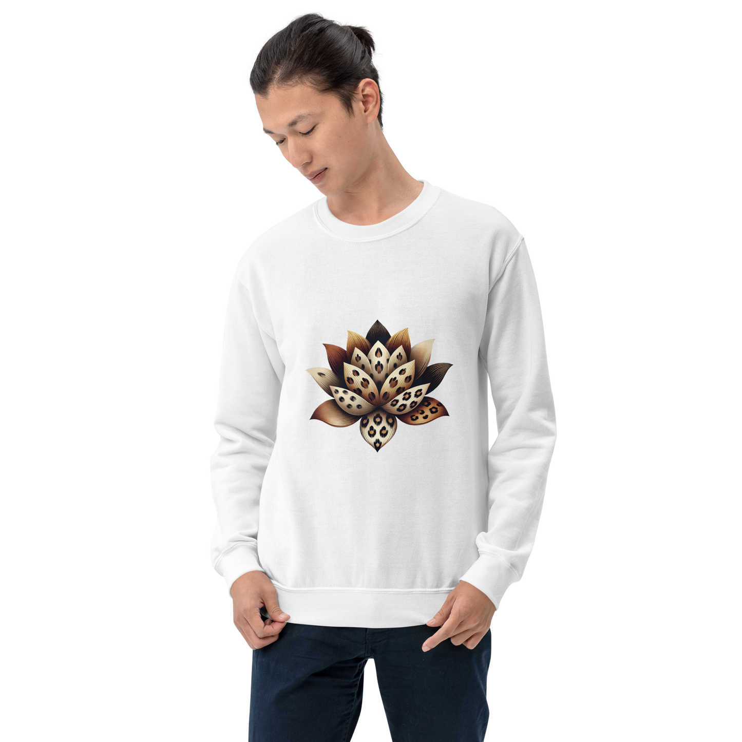 Unisex Sweatshirt - Wild Lotus Sweatshirt Refine Zone