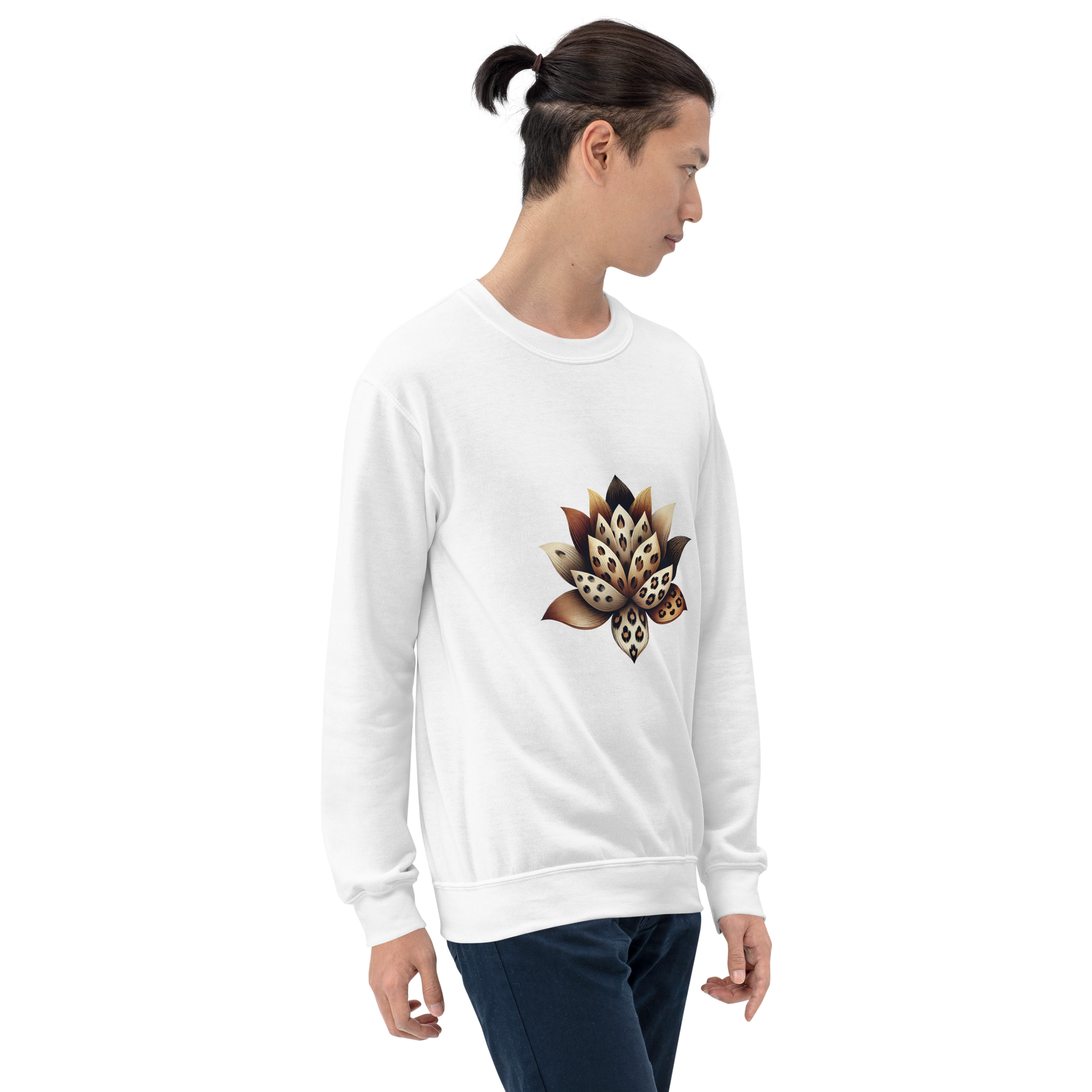 Unisex Sweatshirt - Wild Lotus Sweatshirt Refine Zone