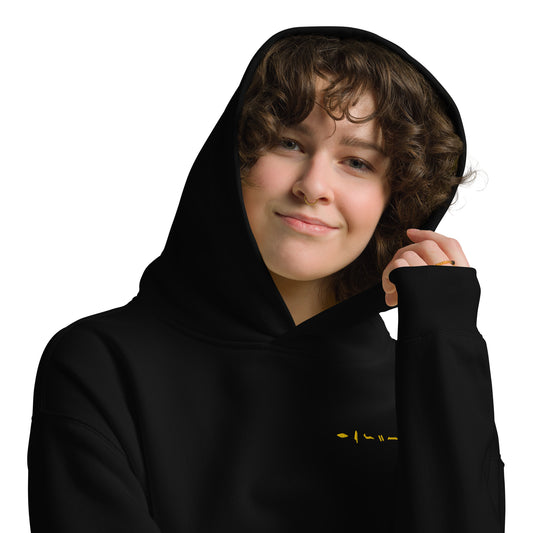 Unisex oversized hoodie - Add Your Name Hoodie Refine Zone Black S 