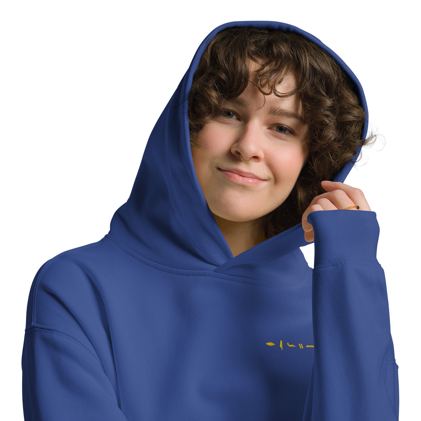 Unisex oversized hoodie - Add Your Name Hoodie Refine Zone Cobalt S 