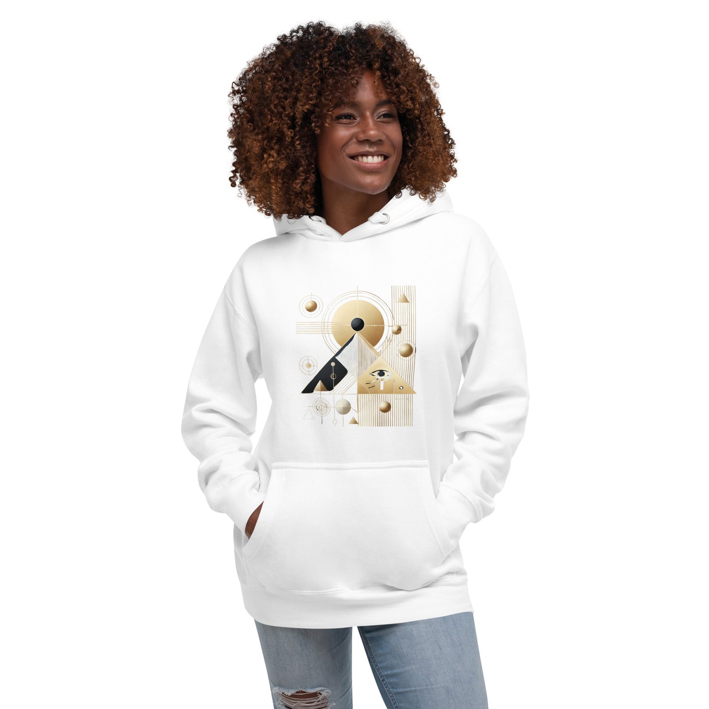 Unisex Hoodie - Symbols Hoodie Refine Zone White S 